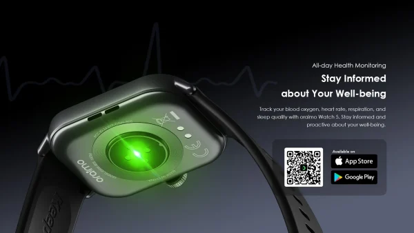 Oraimo Watch 5 Montre intelligente 1ATM HD 2,01" – Image 7