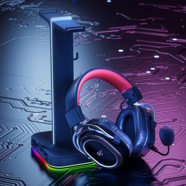 Casque de jeu filaire HAVIT H2008D, micro amovible, prise 3,5 mm, haut-parleurs 50 mm, son surround – Image 6
