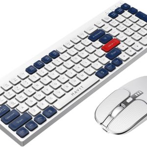 Ensemble Clavier et souris rechargeable sans fil Havit KB830WB