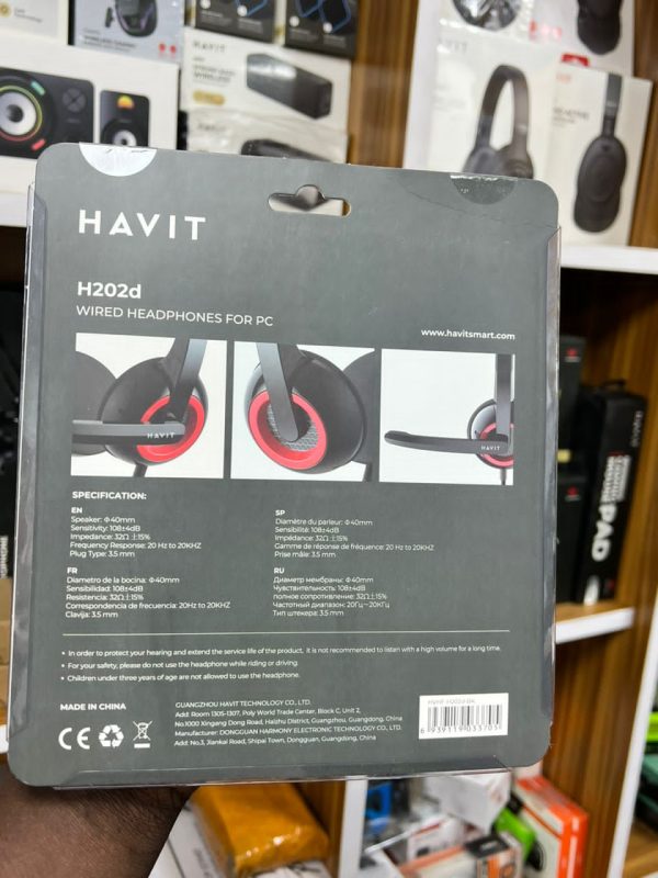 Casque filaire Pro HAVIT HV-H202d – Image 3