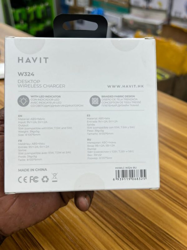 Chargeur sans fil à induction magnétique HAVIT W324 – Image 4