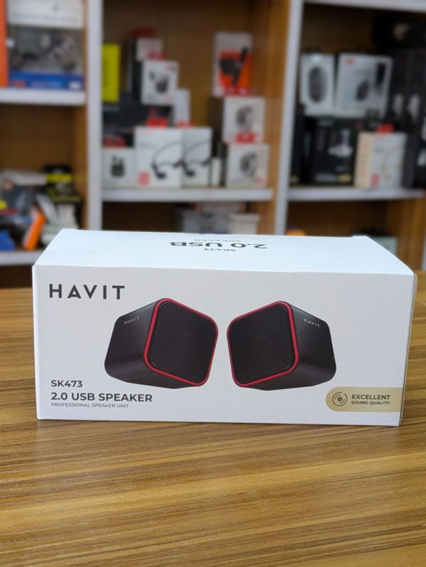 Haut-parleur Havit SK473 Connecteur USB pour PC – Image 4