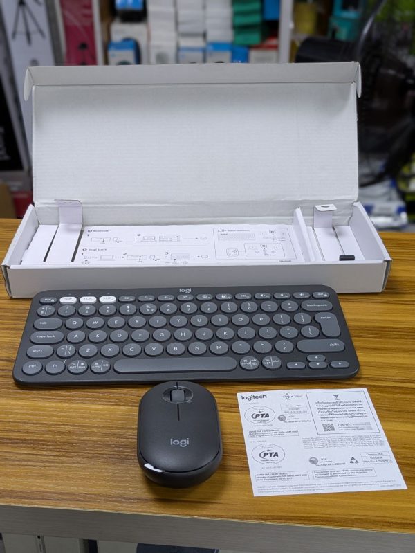 Logitech Pebble 2 Combo, Clavier et Souris sans Fil, discrets et Portables – Image 2