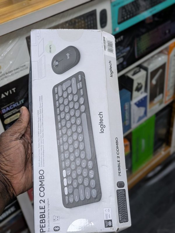 Logitech Pebble 2 Combo, Clavier et Souris sans Fil, discrets et Portables – Image 5