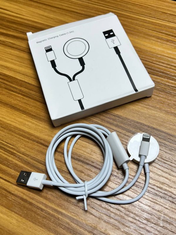 Câble de charge double compatible avec les montres et téléphones intelligents iOS – Image 2