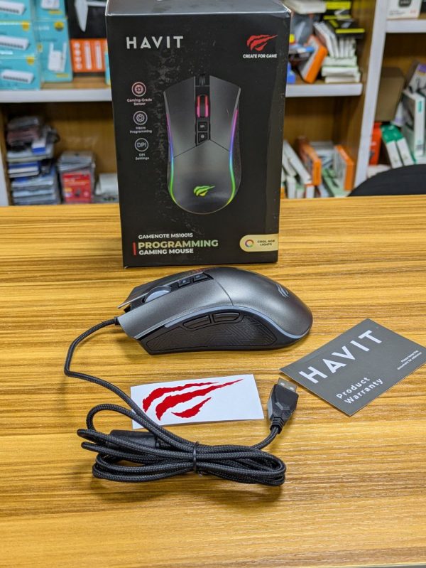 Souris de jeu RGB HAVIT MS1001S filaire USB – Image 2