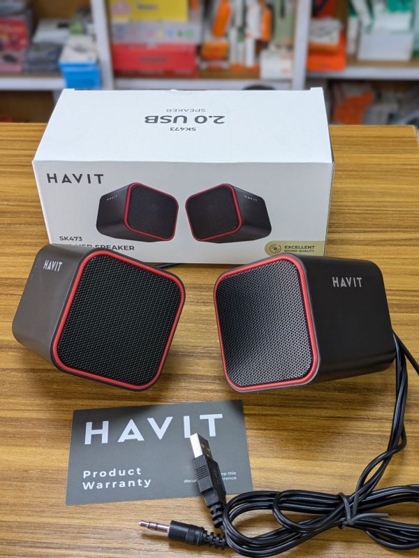 Haut-parleur Havit SK473 Connecteur USB pour PC – Image 2