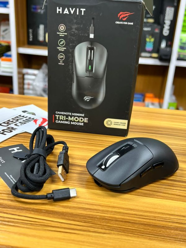 Souris de jeu filaire et sans fil trimode HAVIT MS969SE – Image 2