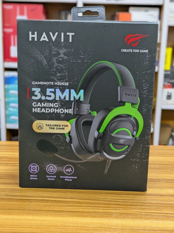 Casque de jeu HAVIT H2002E 3,5 mm Conçu pour une immersion plus profonde – Image 2