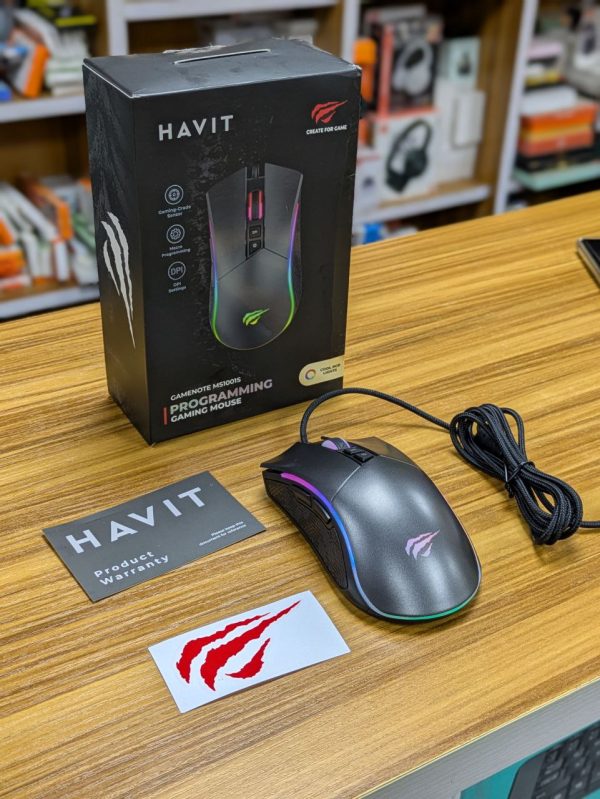 Souris de jeu RGB HAVIT MS1001S filaire USB – Image 4