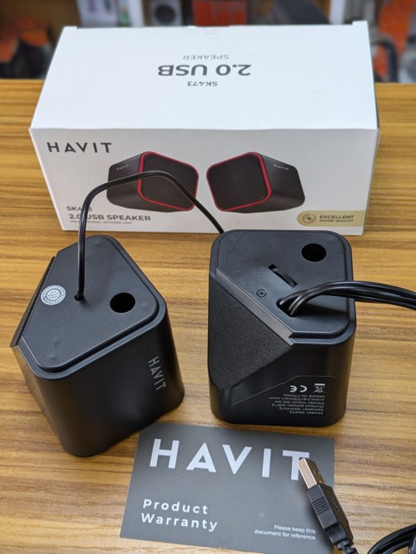 Haut-parleur Havit SK473 Connecteur USB pour PC – Image 3