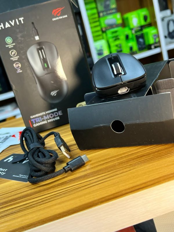 Souris de jeu filaire et sans fil trimode HAVIT MS969SE – Image 7