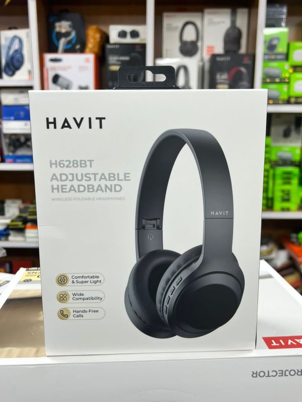 Casque sans fil pliable HAVIT H628BT Autonomie 10H – Image 2