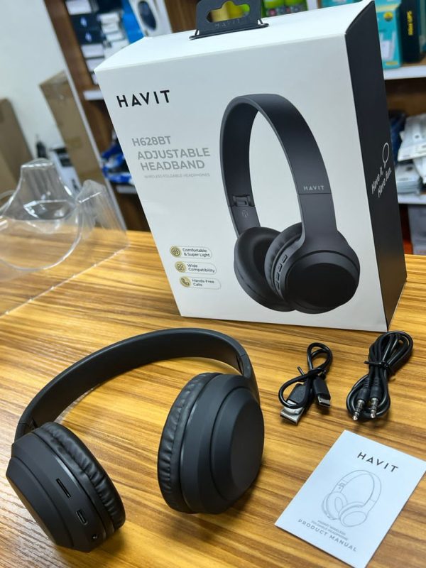 Casque sans fil pliable HAVIT H628BT Autonomie 10H – Image 3