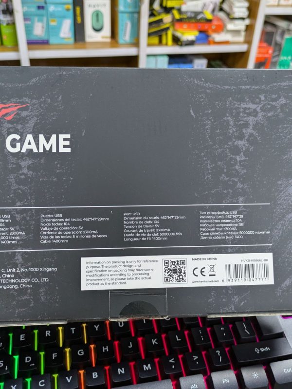 Clavier de jeu RGB HAVIT GAMENOTE KB866L – Image 5