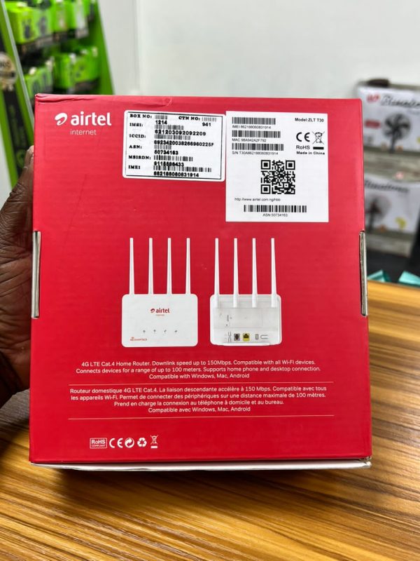 Routeur 4G LTE Airtel ZLT T30 – Jusqu’à 32 utilisateurs – Image 3