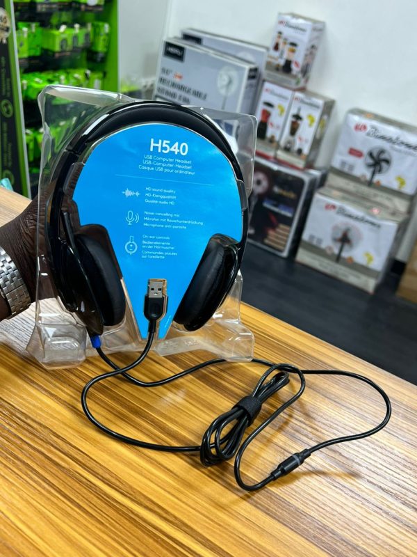 Logitech H540 – Casque USB haut de gamme avec microphone antibruit – Image 4