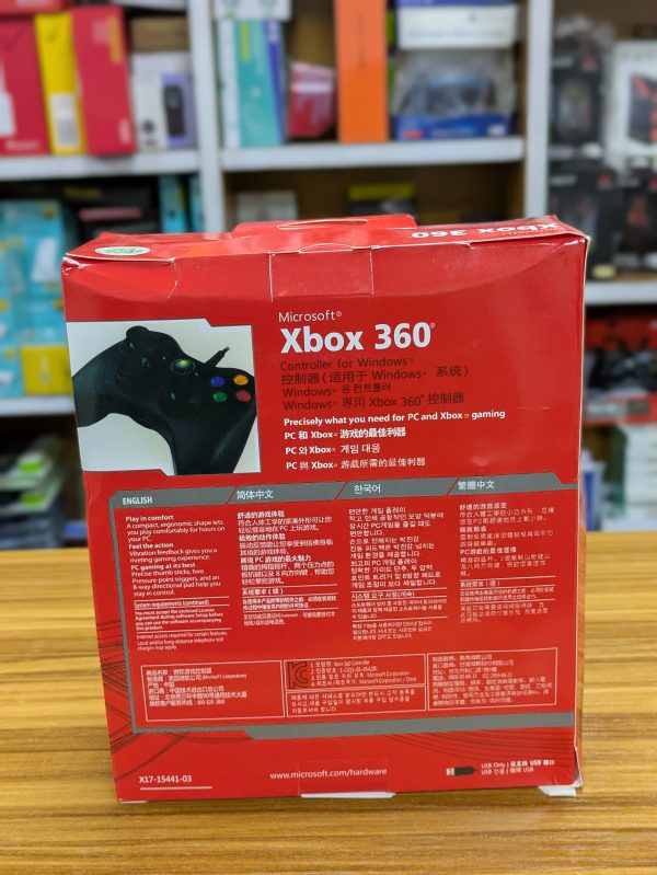 manette microsoft xbox 360 filaire – Image 3