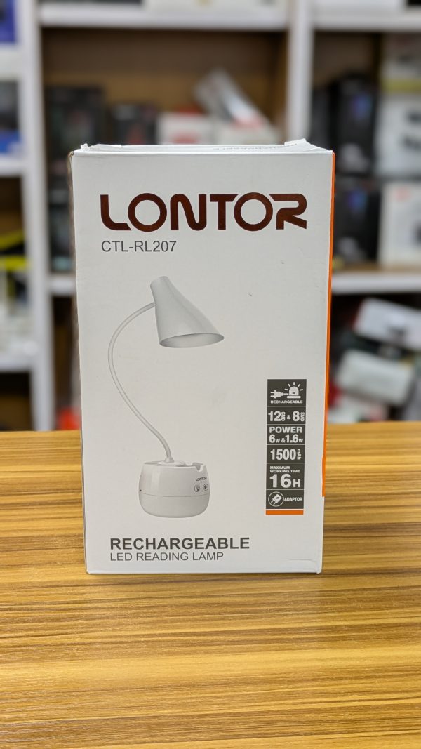 Lampe de lecture LED rechargeable LONTOR CTL-RL207 – Image 3