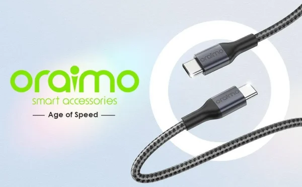 Oraimo PlusLine Câble 3M 5A Type-C vers Type-C – Image 2