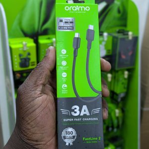 Oraimo Câble USB-C vers USB-C 3A(60W) 1.5m