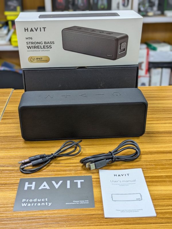 Speaker portable sans fil étanche Havit M76 avec basses puissantes – Image 3