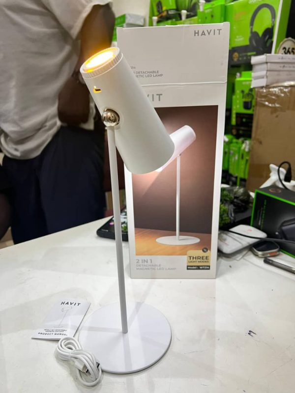 Lampe de chevet / de table amovible 2 en 1 Havit WT214, lumière tamisée, type C – Image 2