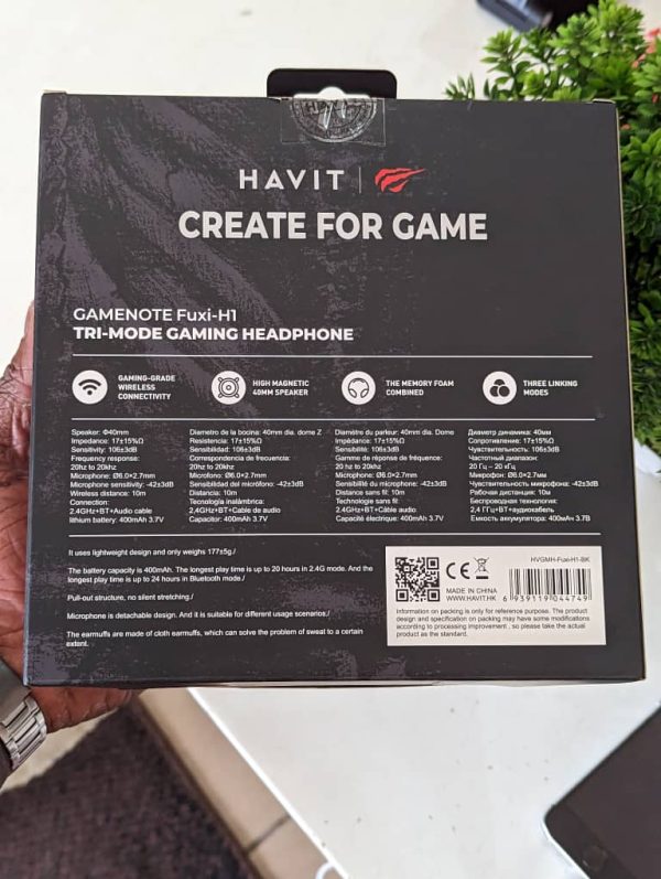 Casques de jeu sans rechargeable HAVIT Fuxi-H3  à connectivité quadrimode – Image 5