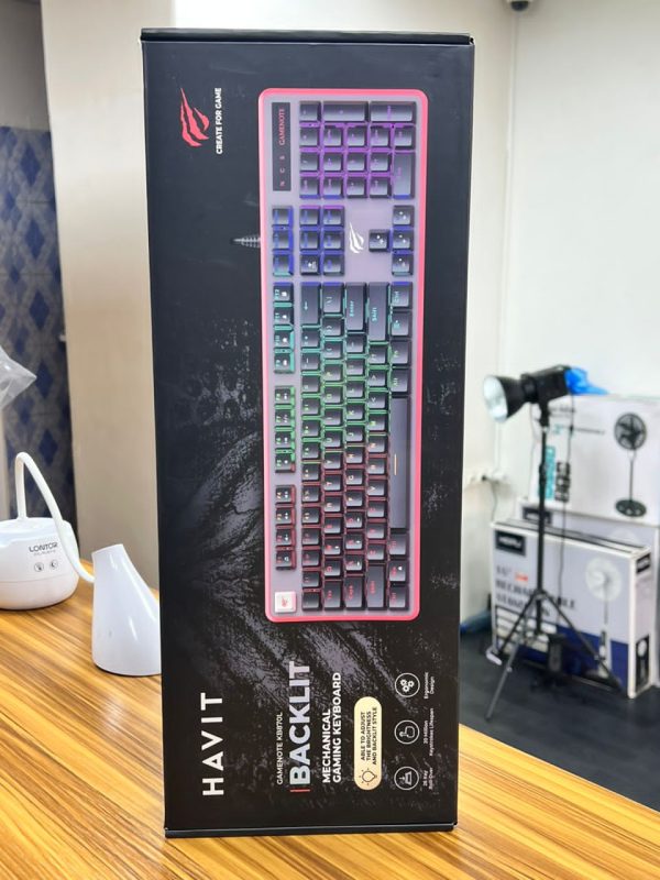 Clavier mécanique de jeu Gamenote KB870L RVB – Image 2