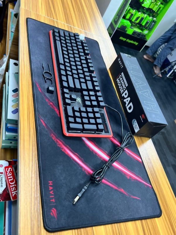 Clavier mécanique de jeu Gamenote KB870L RVB – Image 8