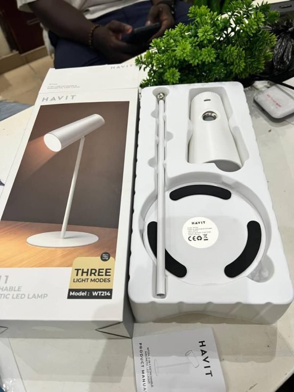 Lampe de chevet / de table amovible 2 en 1 Havit WT214, lumière tamisée, type C – Image 4