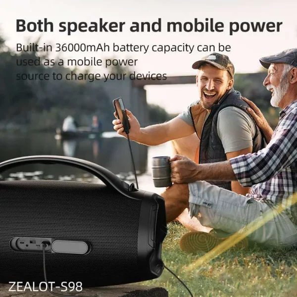 Zealot S98 de grande taille, 160 W, haute puissance, 36 000 mAh – Image 8