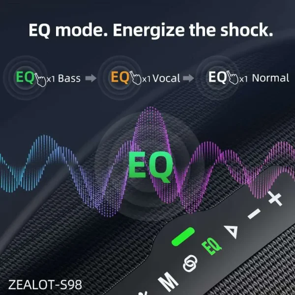 Zealot S98 de grande taille, 160 W, haute puissance, 36 000 mAh – Image 5