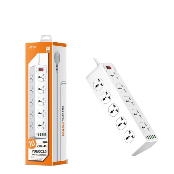 Multiprise intelligente LDNIO SC10610 PD 30 W à charge rapide – Image 16