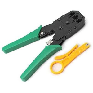 Pince à sertir pour connecteurs réseau RJ45 / RJ11 / RJ12