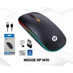 Souris Sans Fil Rechargeable Dual Mode HP W10 – USB 2.4GHz + Bluetooth