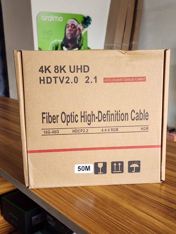 CÂBLE HDMI 4K 8K UHD 50M Fibre Optique