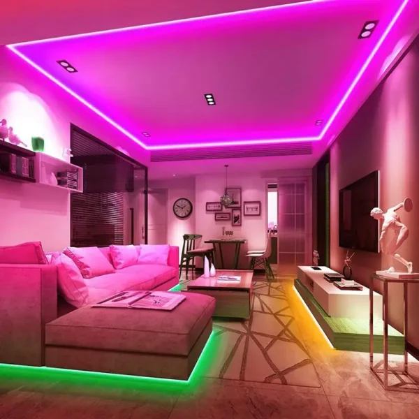 Bande Lumineuse LED Bluetooth 2x5M – Contrôle par Application & Synchronisation Musicale – Image 4