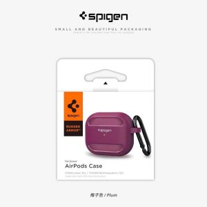 Coque de Protection pour AirPods 2/3/Pro  (avec Mousqueton) - Spigen Rugged Armor™