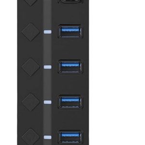 Hub USB 3.0 à 7 Ports – Haute Vitesse 5 Gbps avec Interrupteurs