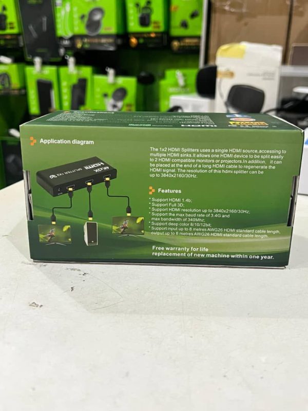 HDMI 4K 1x2 Splitter – Image 2