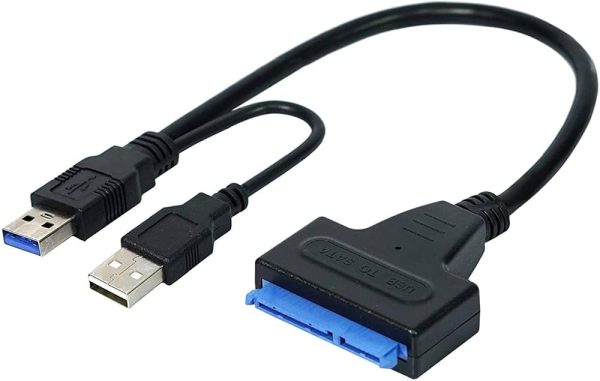 Câble Convertisseur USB 3.0 vers SATA – Compatible jusqu’à 4 To