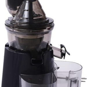 Extracteur de jus AJM-400B, extracteur de jus lent en acier inoxydable 250 W avec brosse, presse à froid avec fonction inverse pour légumes et fruits, Vert