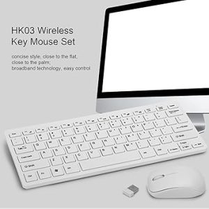 Ensemble clavier et souris sans fil K-03 2,4 GHz, Plug and Play, pour ordinateur portable