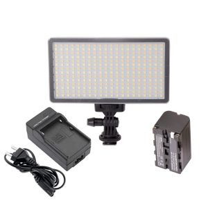 Kit Éclairage LED 416 – Panneau 30W pour Photo/Vidéo avec Batterie 4400mAhJe ddddd & Chargeur