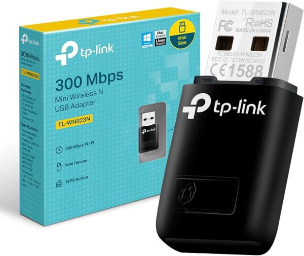 TP-Link TL-WN823N – Mini Adaptateur USB Wi-Fi N300