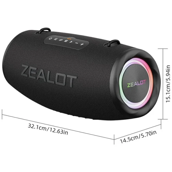ZEALOT S87, éclairage RGB, caisson de basses haute puissance 80 W, noir – Image 16