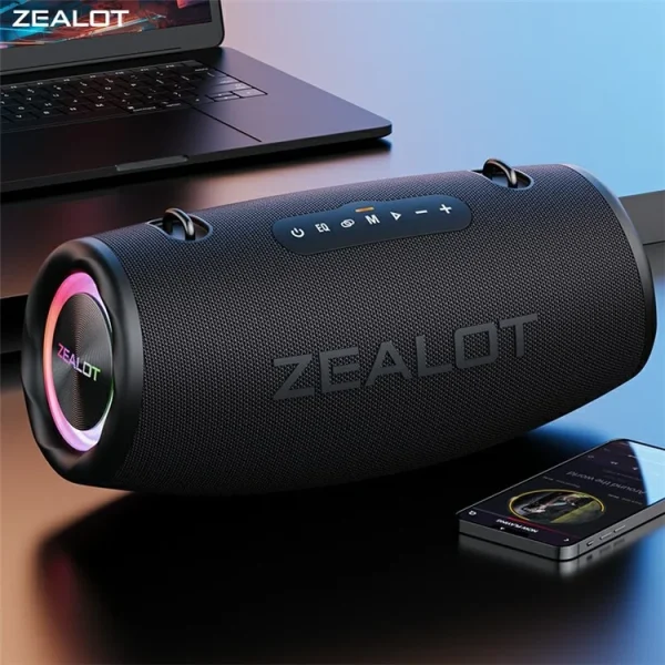 ZEALOT S87, éclairage RGB, caisson de basses haute puissance 80 W, noir – Image 7