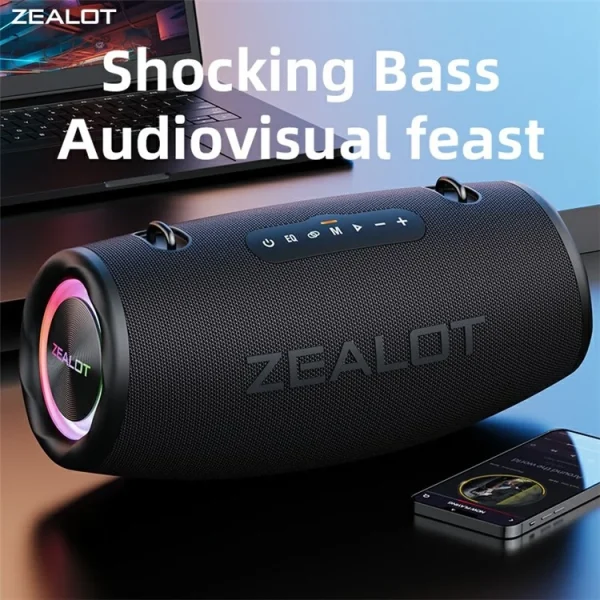 ZEALOT S87, éclairage RGB, caisson de basses haute puissance 80 W, noir – Image 9