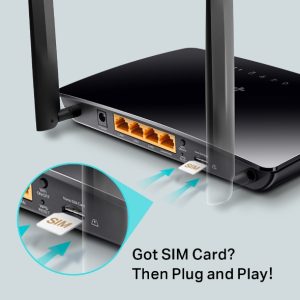 Modem / Routeur 4G LTE WiFi AC750 Mbps bi-bande – TP-Link Archer MR200